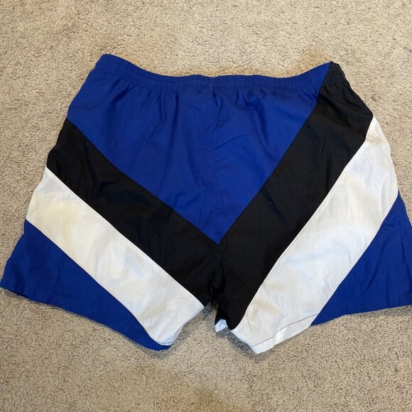 Vintage Sportime Actionwear Swim Trunks Bathing Suit Men's XL Colorblock Cotton - Picture 9 of 11